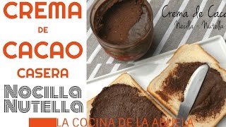 Crema de cacao con avellanas Nocilla Nutella [upl. by Cybil791]