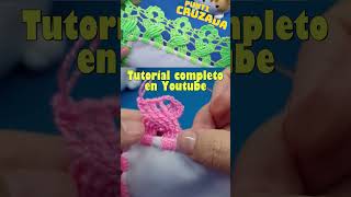 crochet puntillasparaservilletas hechoamano puntillas bordado puntillasmaribel tutorial [upl. by Worrad]