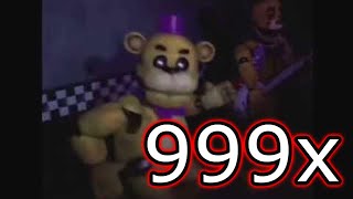 Fredbear Dances To Happy 999x speed meme [upl. by Leirua]