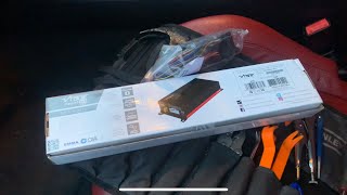 Installing the Halfords vibe mini amp in LCI E90 E91 E92 E93 [upl. by Abbi496]