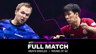 FULL MATCH  Benedikt Duda vs Edward Ly  MS R32  WTTFrankfurt 2024 [upl. by Auqinom]