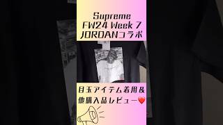 Supreme FW24 Week 7 Jordan Collab Biggie Tee Review  シュプリームFW24ジョーダンコラボレビュー シュプリーム supreme nike [upl. by Ginni]