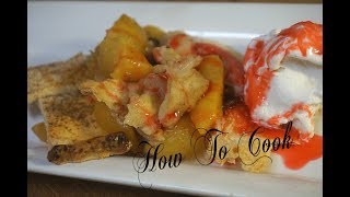 PEACH PIE HOW TO MAKE HOMEMADE BUTTERY PIE FROZEN PEACH RECIPE 2017 [upl. by Akinorev]