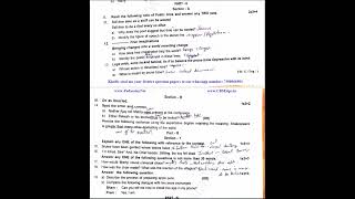 12th English 2nd Mid Term Test 2022 Original Question Paper [upl. by Bria662]