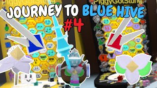 CRAZY PROGRESS Journey to Blue Hive  Bee Swarm Simulator EP 4 [upl. by Aztiley]