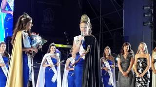 Paula Mori saluda a su gente tras ser coronada reina de Maipú 2015  Vendimia360 [upl. by Dorison]