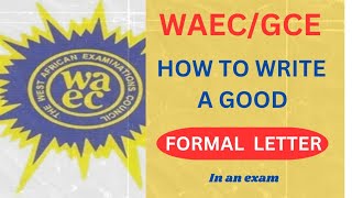 How to Write a Good Formal Letter in an Exam Formal Letter Format formalletterwriting [upl. by Adahs]