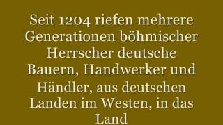 Die Sudetendeutschen  Geschichte und Schicksal [upl. by Rudelson]