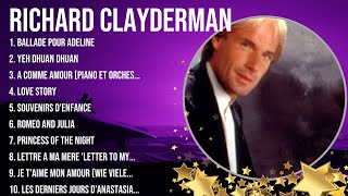 Richard Clayderman 2024 MIX  Top 10 Best Songs  Greatest Hits of Piano [upl. by Opal]