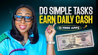 13 FREE Apps To Make Money From Your Phone – Easy Cash In 2024 [upl. by Martin]