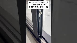 How does a lift and slide door work [upl. by Nysilla]