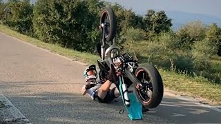 SupermotoEnduro Crashes  Wheelie Fails Jumps amp More  EP9 [upl. by Derdlim]