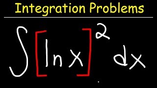 Integral of lnx2 [upl. by Ynffit]