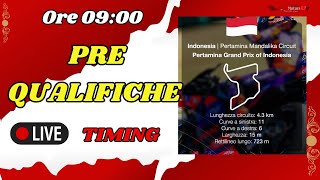 🔴 Live Timing PROVE LIBERE Indonesia MotoGp ore 900 [upl. by Tecla]