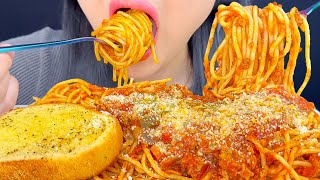 ASMR SPAGHETTI PASTA Food Sounds [upl. by Thorley]