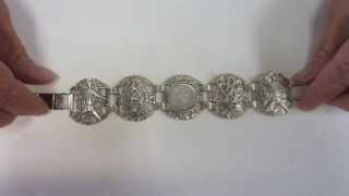 25 Silver Shekel Bracelet  Jewish Jewelry Made in Israel [upl. by Alberto]