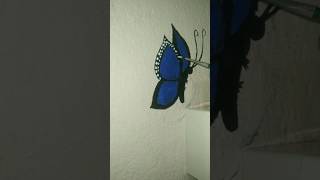 Butterfly Painting Near Switchboard Wall explore collage collection trending [upl. by Tammy]