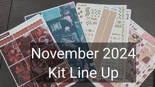 November 2024 Kit Line Up [upl. by Marcia124]