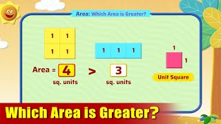 G2  Module 24  Exercise 2  Which Area is Greater  Appu Series  Grade 2 Math Learning [upl. by Heisser638]