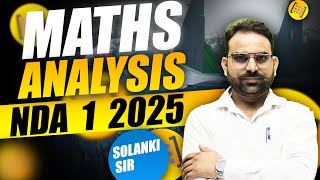 NDA 1 2025 Exam Maths Study Plan amp Analysis  Master Plan For NDA 2025 Learn With Sumit [upl. by Gollin]