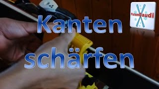 Skikanten richtig schleifen Skipräparation PistenGaudi [upl. by Dewar642]