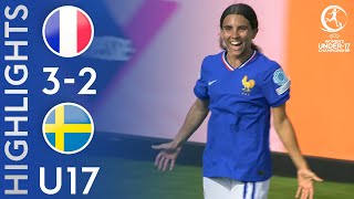 Sweden vs France  Highlights HD  U17 Euro Womens  05052024 [upl. by Ardnassela]