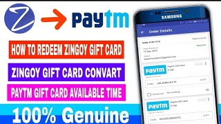 How to redeem Zingoy Gift Card paytm amazonefreechargeflipkrt [upl. by Atil683]