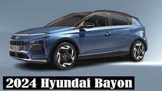 New 2024 Hyundai Bayon Facelift Revealed Refreshed Exterior Interior amp Features [upl. by Nilatak]