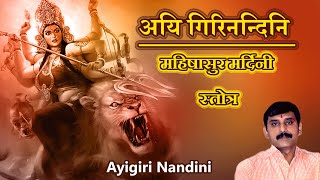 Most Powerful Devi Stotram  Aigiri Nandini  Mahishasura Mardini Stotram  महिषासुर मर्दिनी स्तोत्र [upl. by Norud]