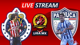 CHIVAS VS PACHUCA  EN VIVO  LIGA MX JORNADA 9 APERTURA 2021 LIVE  Los Expulsados [upl. by Enelhtak]