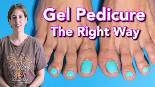 A Proper Salon Pedicure With Gel Step By Step Watch Me Work [upl. by Alix]