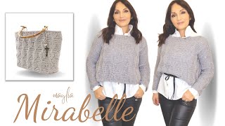 TUTORIAL maglione uncinetto quotMirabellequot [upl. by Furtek]