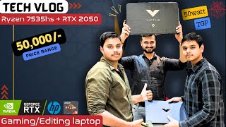 Hp victus FB1002AX  Ryzen5 7535HS and RTX2050  8GB DDR5 with 512Gen 4 ssd  Gaming laptop [upl. by Tawsha375]