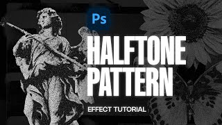 How to Create Halftone Pattern Texture Effect in Adobe Photoshop [upl. by Filler]