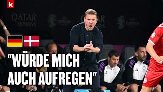 Nagelsmann über VARDrama und GewitterChaos quotDas ist hartquot  Deutschland  Dänemark 20 [upl. by Keviv]