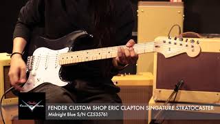 Fender Custom Shop Eric Clapton Stratocaster Midnight Blue【SN CZ535761】【御茶ノ水本店】 [upl. by Evanthe]