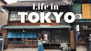 Life in Tokyo Japan  Tokyo neighbourhood tours  Cafe hopping Local shops  Japan VLOG [upl. by Dhumma]