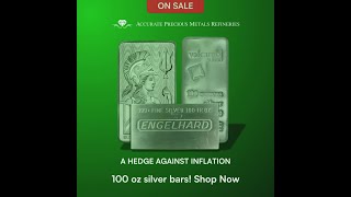 100 oz Silver Bar  Blowout Special Act Now [upl. by Alesiram]