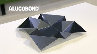 ALUCOBOND® Bowl  Folding instructions [upl. by Enirahtak331]