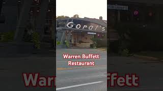 Warren Buffetts favorite restaurant reels omaha downtownomaha shortvideo shortsfeed shorts [upl. by Izy]