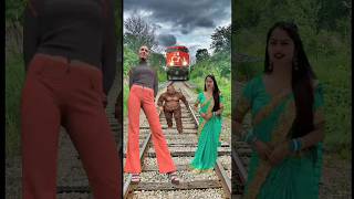 Funny train vs sand sculpture special effects on the dancing girl amp gta figfoot New magical train [upl. by Seditsira769]