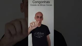 Sinal Cidade CongonhasMG em Libras Shorts shortsvideo [upl. by Karmen4]