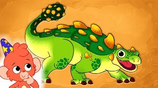 Learn Dinosaurs for Kids  Dinosaur Bones  Ankylosaurus Cartoon  Dinosaur Movie  Club Baboo [upl. by Andromache588]