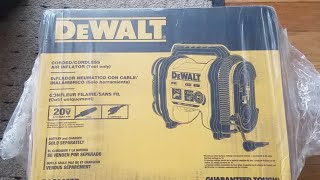 DeWalt 20v Air Inflator DCC020IB UnboxingFirst Look [upl. by Fabio]