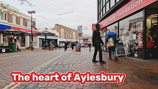 Exploring beautiful Aylesbury  A town in the UK 🇬🇧 Buckinghamshire County Europe [upl. by Eeclehc]