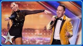 Andrew Curphey gets the Judges DANCING  Auditions  BGT 2024 [upl. by Assiroc]