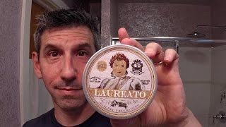 Abbate Y La Mantia quotLaureatoquot shave soap Edwin Jagger DE89 razor Myrsol quotAntesolquot prepost shave [upl. by Schlicher]