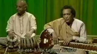 Ravi Shankar Alla Rakha  Tabla Solo in Jhaptal [upl. by Llerrod]