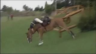 Andrew Nicholson defies gravity  Burghley Horse Trials 2000 [upl. by Celestine]