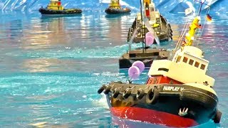 RC Boat Action I Schlepper Challenge I Boat DUELL I SMCWeiden I ModellbauWels [upl. by Cthrine]